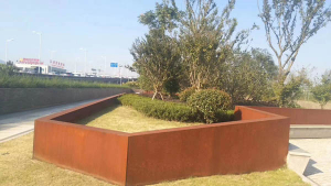 龙湾耐候钢挡土墙